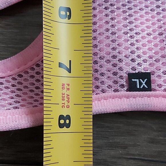 MATILOR XL Pink/Black/White Plaid Dog Harness/Vest With Light Pink Leash - Picture 7 of 8